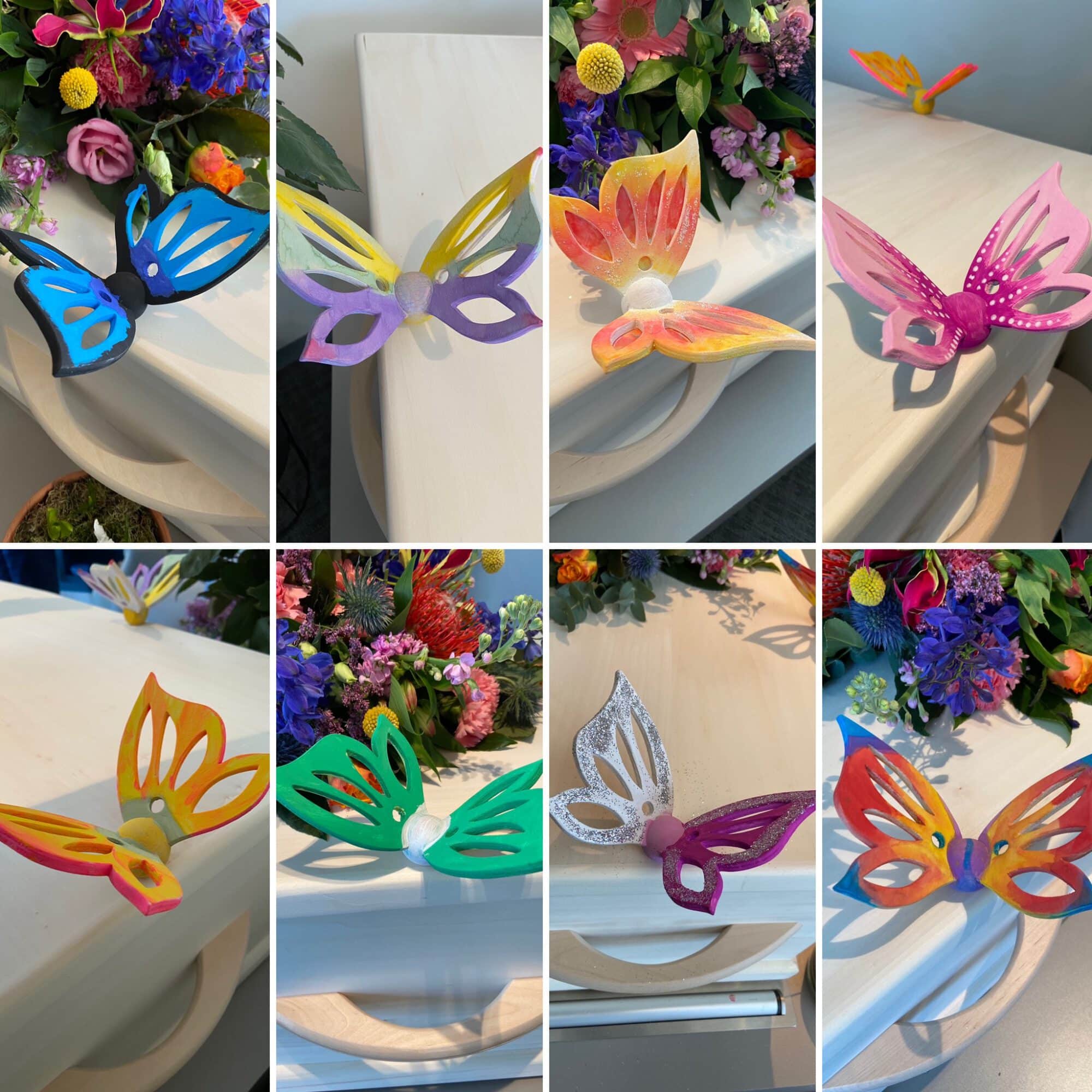 Vlindersluiting collage