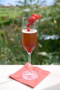 Glas met Kir Royal