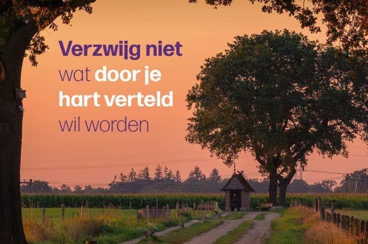 Leven doe je op je eigen manier, afscheid nemen ook